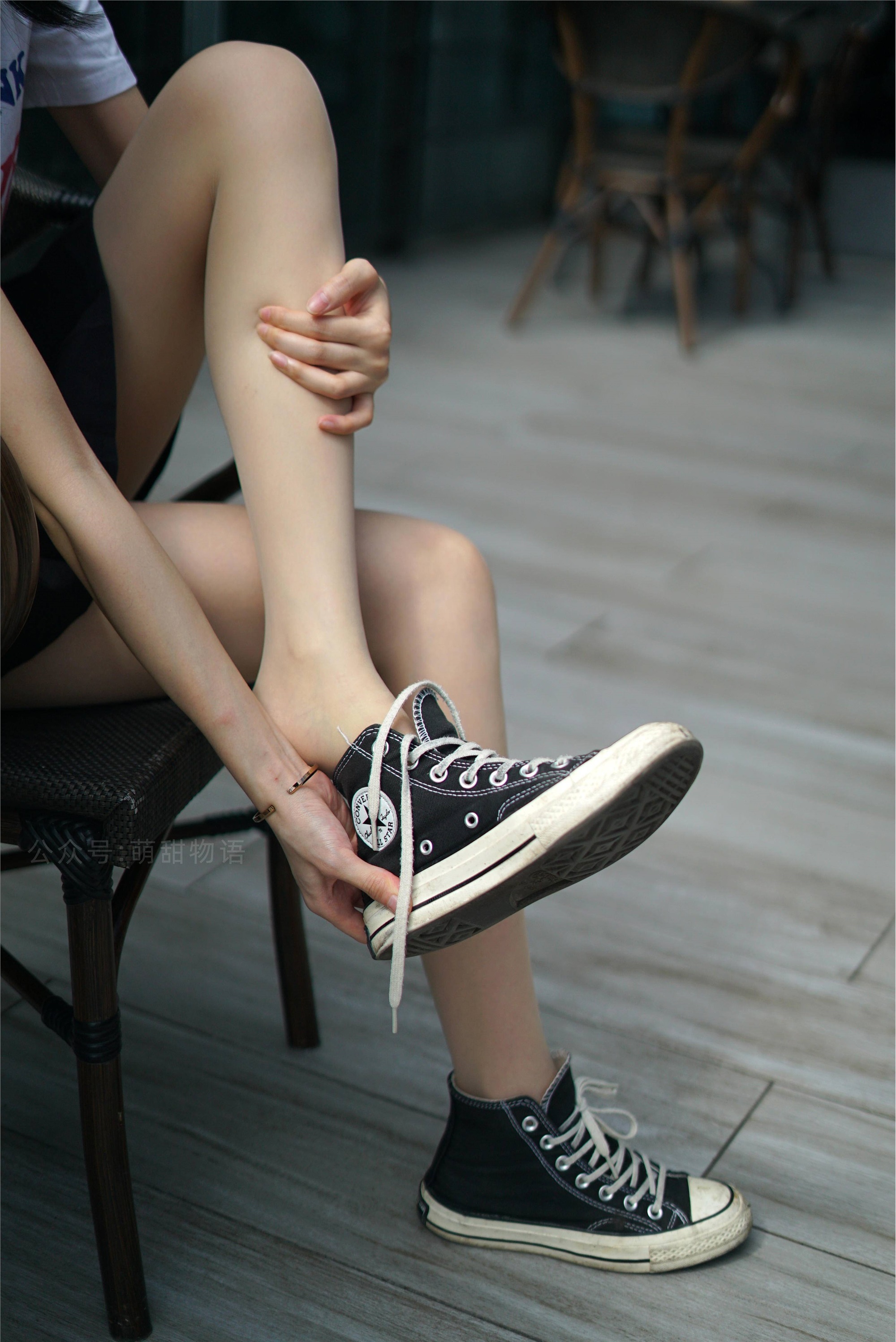 萌甜物语 XM107《清纯百褶裙-腿腿》